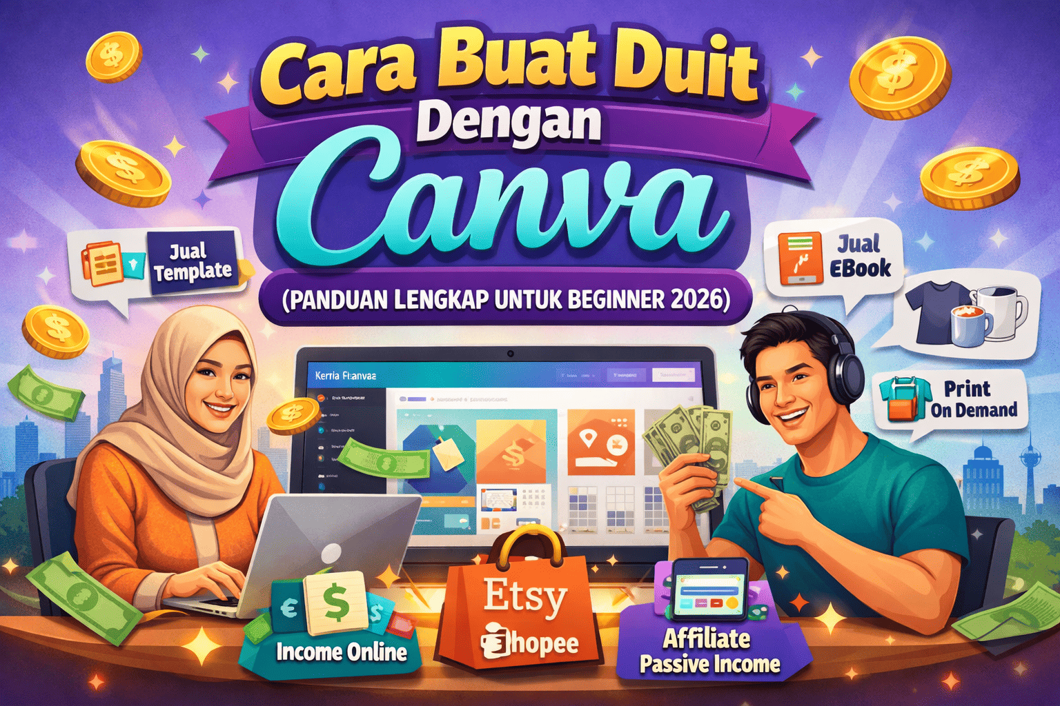 Cara Buat Duit Dengan Canva