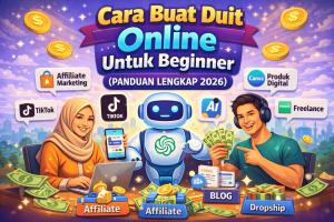 cara buat duit online untuk beginner
