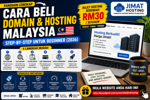 cara beli domain dan hosting malaysia